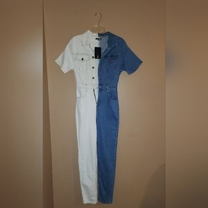 Fashion Nova Denim Jumpsuit